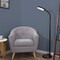 Hastings Home Hastings Home Natural Daylight LED Floor Lamp, Dimmable Gooseneck Reading, 17W Spectrum Bulb (Black) 493490FAY - alternate 2